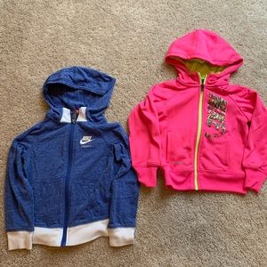 NIKE 4T Zip-up Sweatshirts